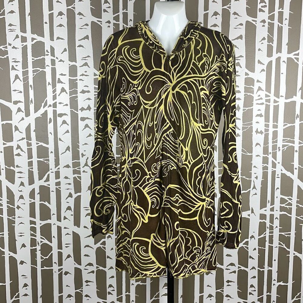 Athleta Lightweight Zip Up Longline Cardigan Sweater M